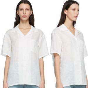 Gil Rodriguez White Linen Shirt